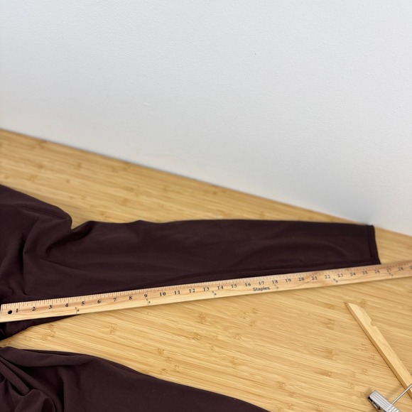 prAna Women's Burgundy High Waisted Leggings Athleisure Yoga Pants XL - Picture 6 of 10